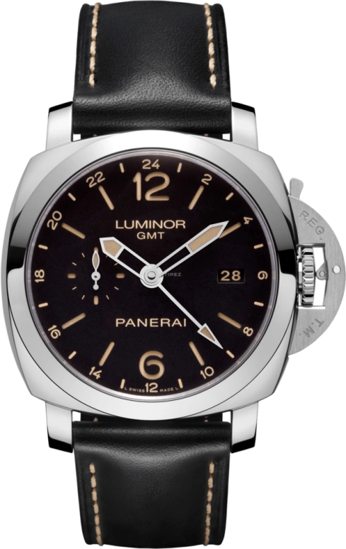 Panerai,Luminor 1950 44mm,44mm,Stainless Steel,Black,Automatic,Day,Power Reserve Indicator,PAM00531