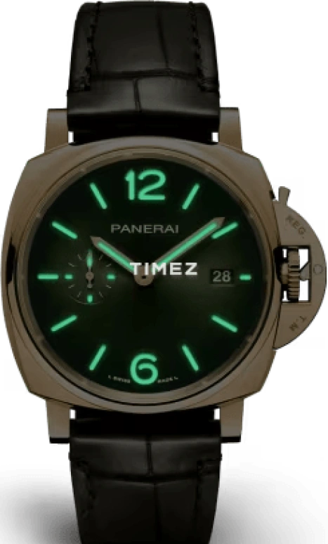 Panerai,Luminor 42mm,42mm,Yellow Gold,Green,Automatic,Day,72hours,PAM01423