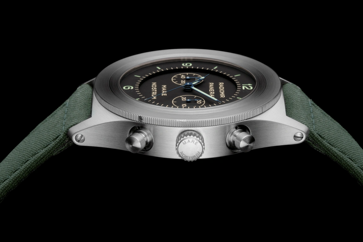 Panerai,Mare Nostrum 52mm,52mm,Stainless Steel,Black,Handwound,Chronograph,55hours,PAM00300