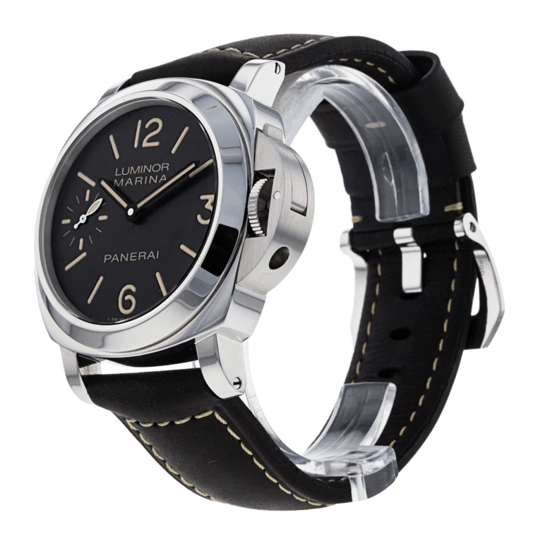 Panerai,Luminor 44mm,44mm,Stainless Steel,Black,Handwound,56hours,In-house Caliber,PAM00367