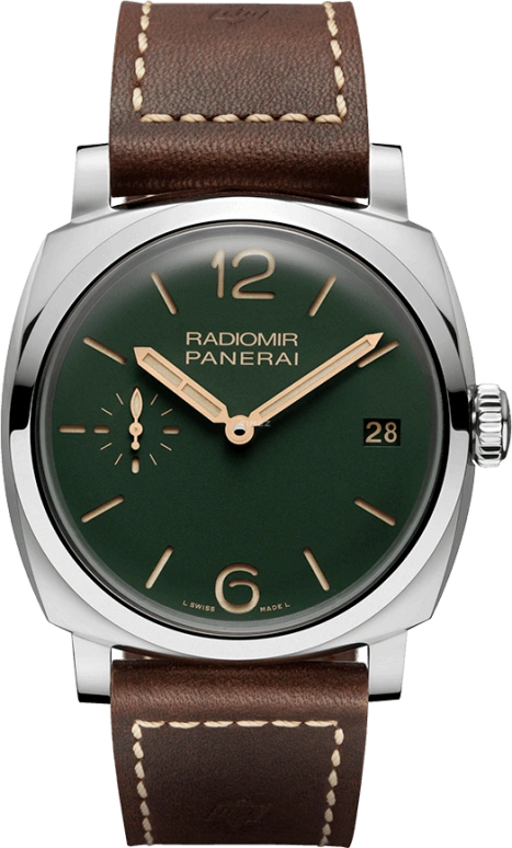 Panerai,Radiomir 1940 47mm,47mm,Titanium,Green,Handwound,Day,72hours,PAM00736