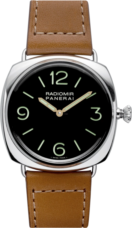 Panerai,Radiomir 47mm,47mm,Stainless Steel,Black,Handwound,56hours,In-house Caliber,PAM00232