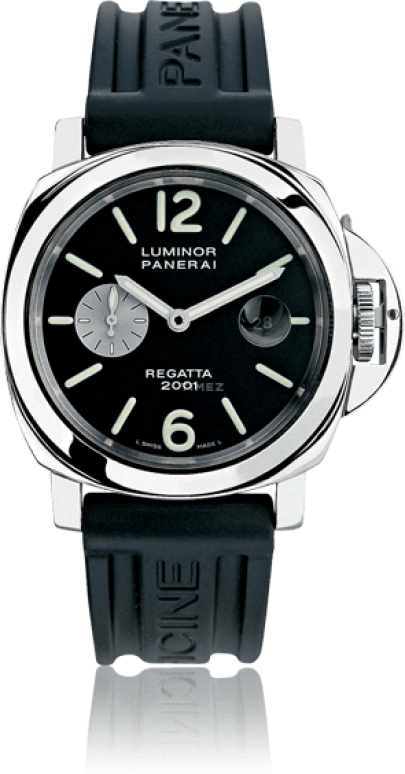 Panerai,Luminor 44mm,44mm,Stainless Steel,Black,Automatic,Date,42hours,PAM00107