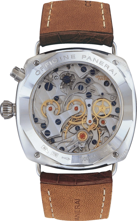 Panerai,Radiomir 43mm,43mm,White Gold,Black,Handwound,Chronograph,Monopoussoir,PAM00067