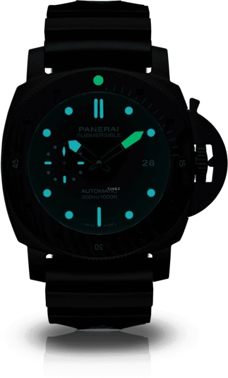 Panerai,Submersible 47mm,47mm,Titanium,Carbon,Black,Automatic,Date,72hours,PAM01616