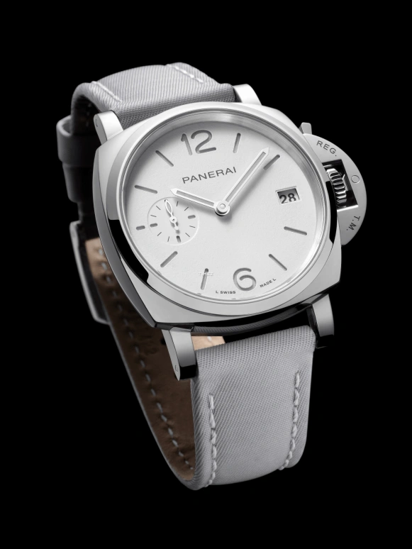 Panerai,Luminor 38mm,38mm,Stainless Steel,White,Automatic,Day,72hours,PAM01426