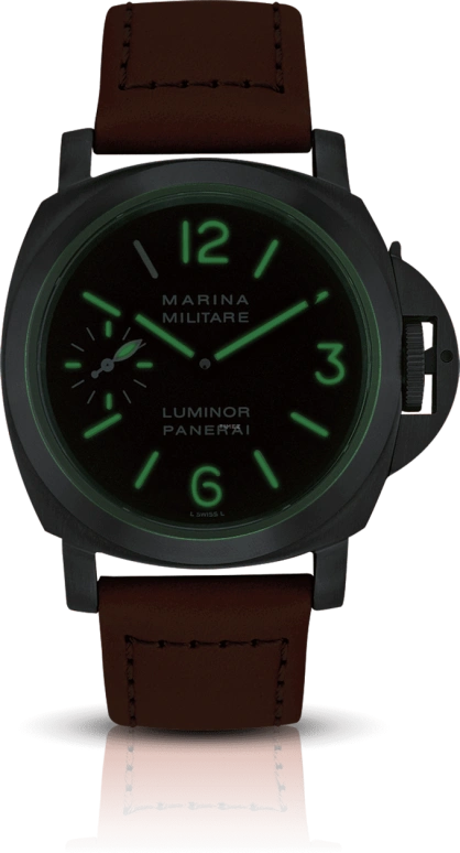 Panerai,Luminor 44mm,44mm,Titanium,Black,Handwound,56hours,In-house Caliber,PAM00036