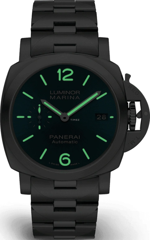 Panerai,Luminor 1950 42mm,42mm,Stainless Steel,Blue,Automatic,Date,72hours,PAM01028