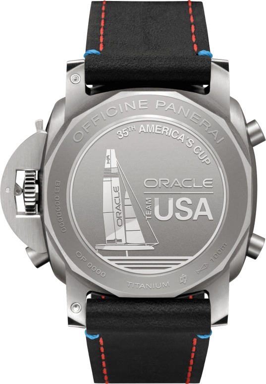 Panerai,Luminor 1950 47mm,47mm,Titanium,Black,Automatic,Chronograph,Flyback,Column Wheel,PAM00726