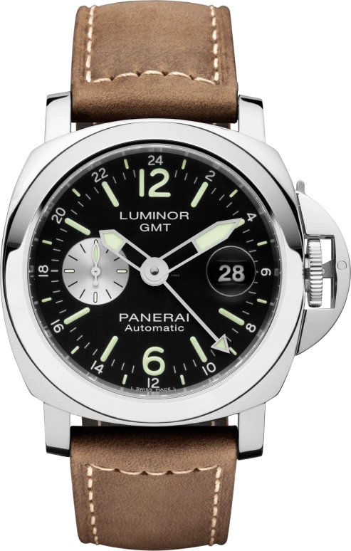 Panerai,Luminor 44mm,44mm,Stainless Steel,Black,Automatic,Date,50hours,PAM01088
