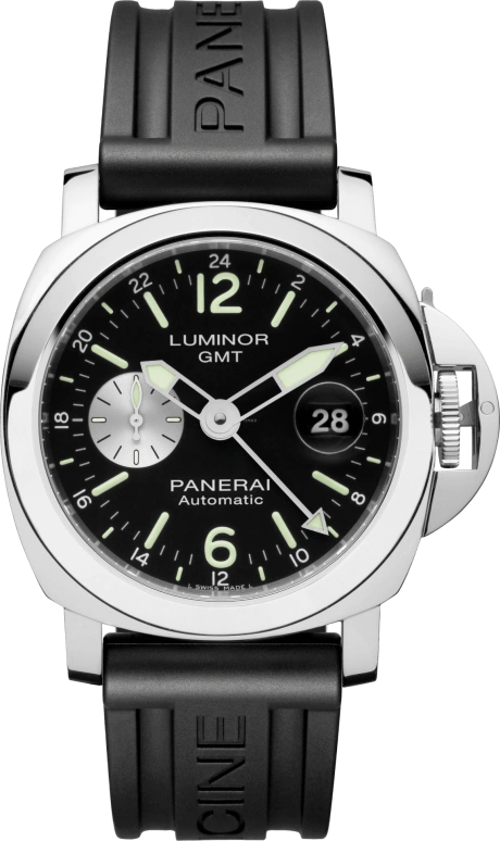 Panerai,Luminor 44mm,44mm,Stainless Steel,Black,Automatic,Date,50hours,PAM01088
