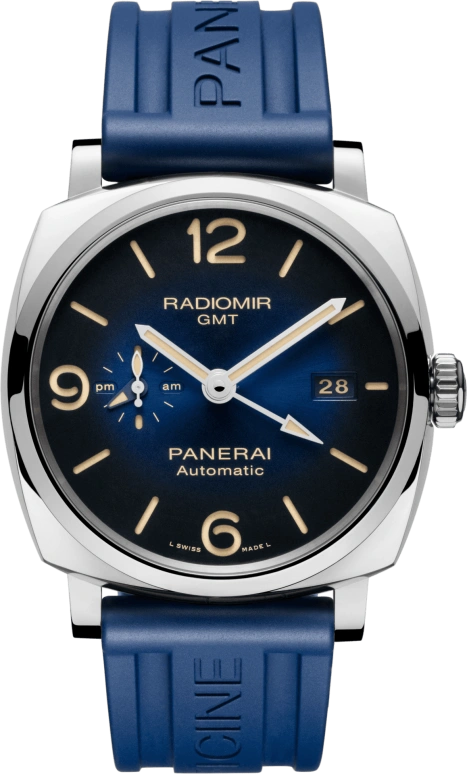 Panerai,Radiomir 1940 45mm,45mm,Stainless Steel,Blue,Automatic,Day,Day / Night Indication,PAM00945