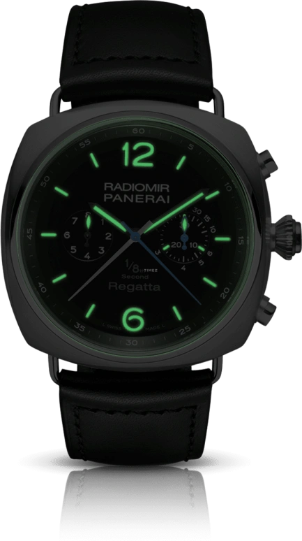 Panerai,Radiomir 47mm,47mm,Titanium,Black,Automatic,Foudroyante,Chronograph,Rattrapante,PAM00343