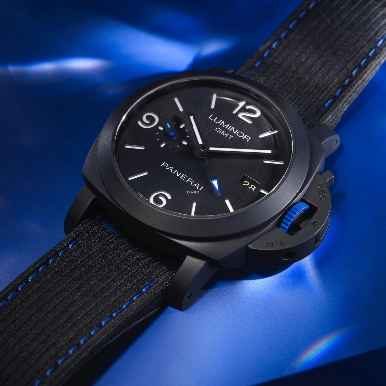 Panerai,Luminor 44mm,44mm,Ceramic,Black,Automatic,Day,Dule Time,PAM01176