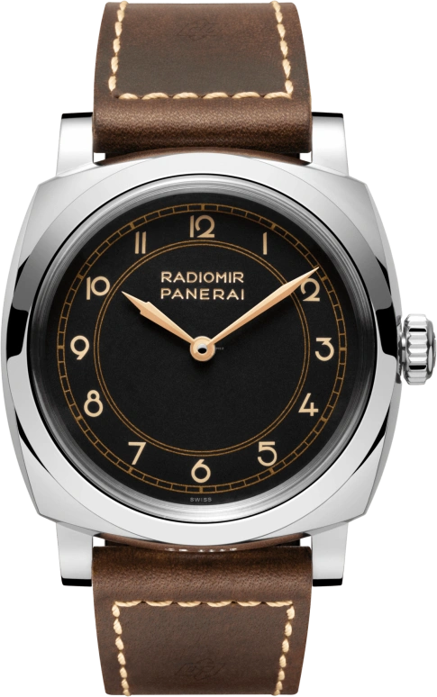 Panerai,Radiomir 1940 47mm,47mm,Stainless Steel,Black,Handwound,72hours,In-house Caliber,PAM00790