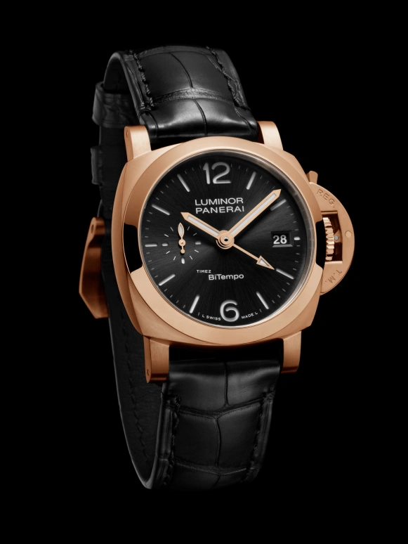 Panerai,Luminor 40mm,40mm,Goldtech,Black,Automatic,Day,72hours,PAM01641