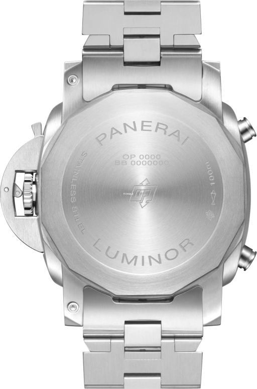 Panerai,Luminor 44mm,44mm,Stainless Steel,Grey,Automatic,Chronograph,42hours,PAM01548