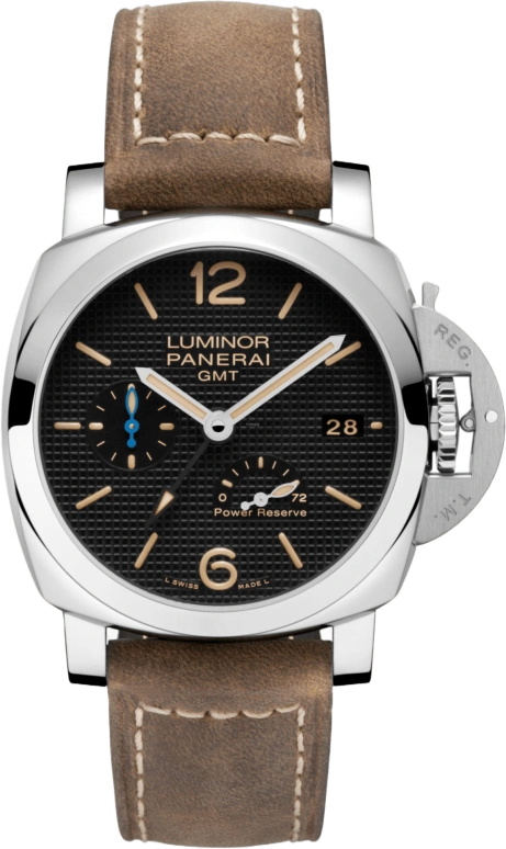 Panerai,Luminor 1950 42mm,42mm,Stainless Steel,Black,Automatic,Date,Power Reserve Indicator,PAM01537