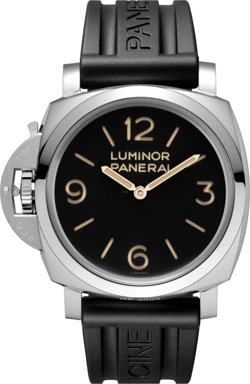 Panerai,Luminor 1950 47mm,47mm,Stainless Steel,Black,Handwound,Day,72hours,PAM00557