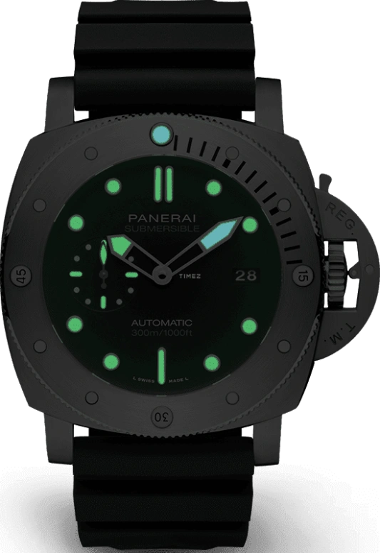 Panerai,Submersible 47mm,47mm,Titanium,Black,Automatic,Date,72hours,PAM01305