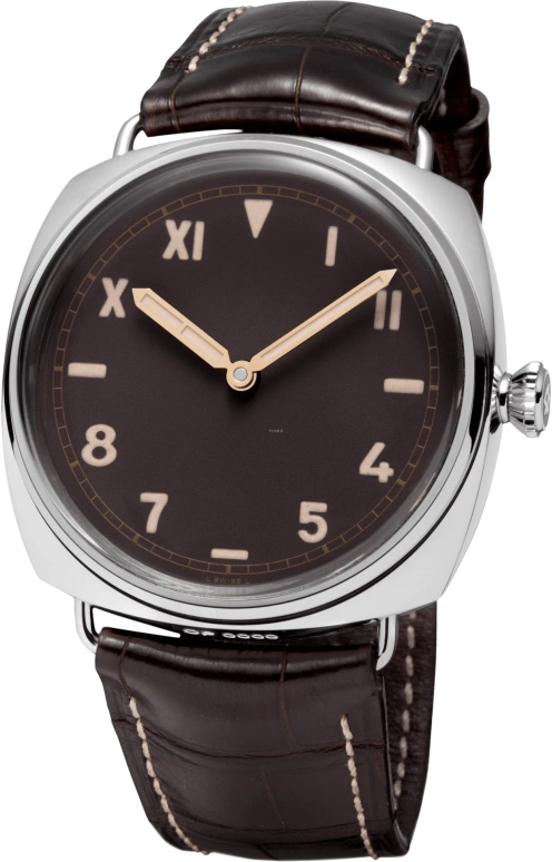 Panerai,Radiomir 47mm,47mm,White Gold,Brown,Handwound,Day,72hours,PAM00376