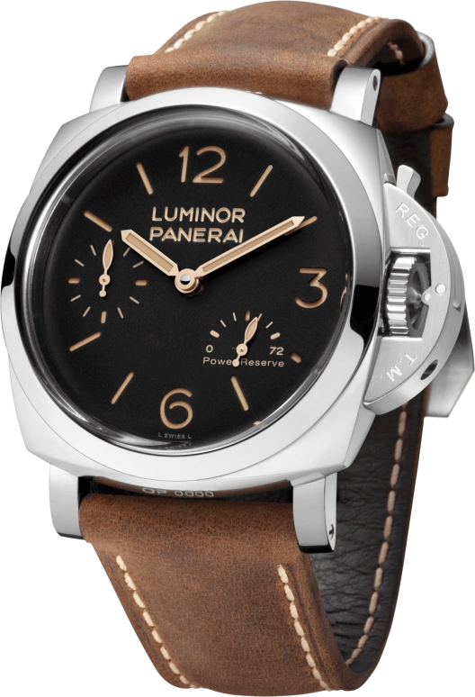 Panerai,Luminor 1950 47mm,47mm,Stainless Steel,Black,Handwound,Power Reserve Indicator,72hours,PAM00423