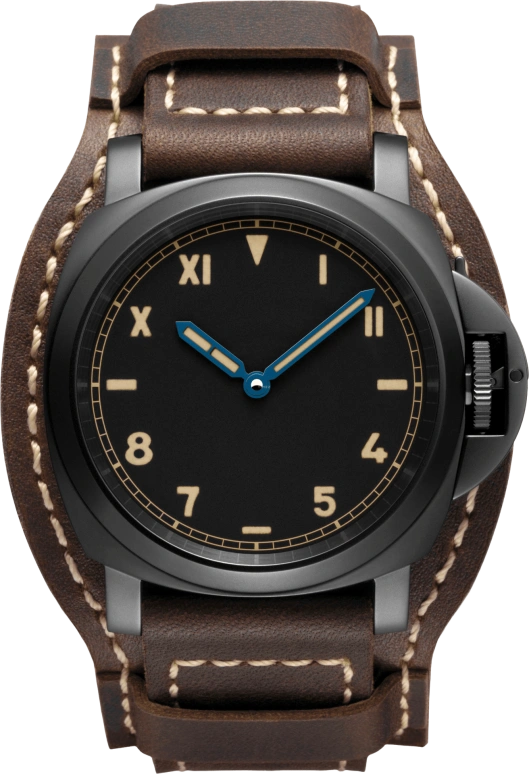 Panerai,Luminor 1950 44mm,44mm,Titanium,Black,Handwound,192hours,In-house Caliber,PAM00779