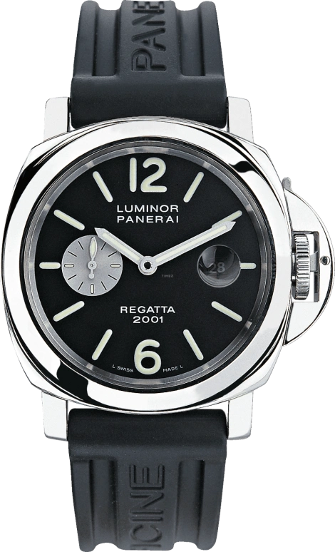 Panerai,Luminor 44mm,44mm,Stainless Steel,Black,Automatic,Date,42hours,PAM00107