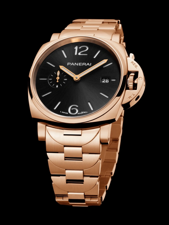 Panerai,Luminor Due 42mm,42mm,Goldtech,Black,Automatic,Day,72hours,PAM01442
