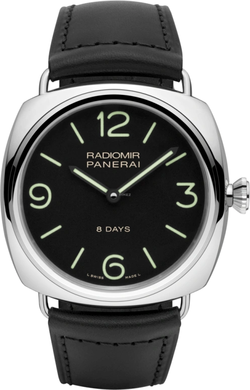 Panerai,Radiomir 45mm,45mm,Stainless Steel,Black,Handwound,192hours,In-house Caliber,PAM00610