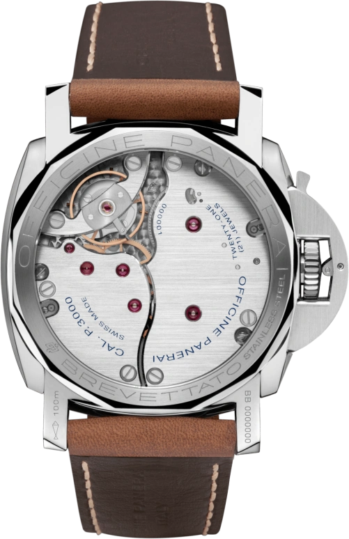 Panerai,Luminor 1950 47mm,47mm,Stainless Steel,Black,Handwound,Day,72hours,PAM00557
