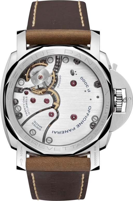Panerai,Luminor 1950 47mm,47mm,Stainless Steel,Beige,Handwound,Day,72hours,PAM01075