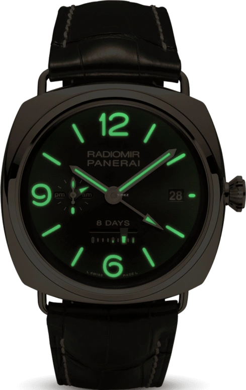 Panerai,Radiomir 45mm,45mm,Red Gold,Brown,Handwound,Date,Power Reserve Indicator,PAM00395