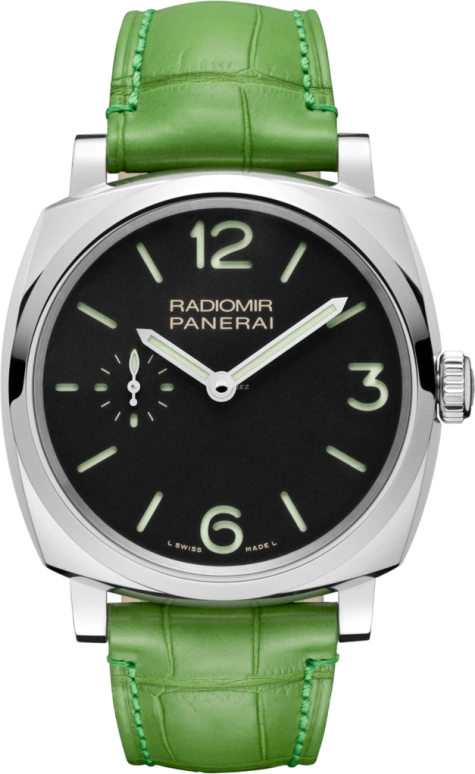 Panerai,Radiomir 1940 42mm,42mm,Stainless Steel,Black,Handwound,72hours,In-house Caliber,PAM00574