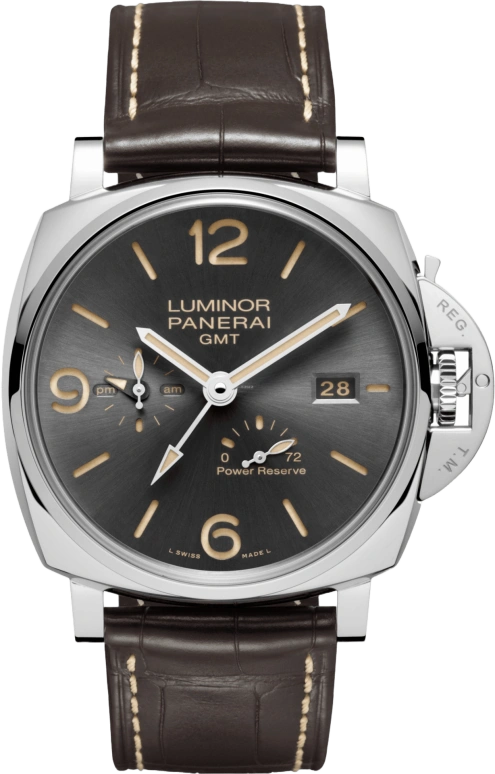 Panerai,Luminor Due 45mm,45mm,Stainless Steel,Grey,Automatic,Date,Power Reserve Indicator,PAM00944