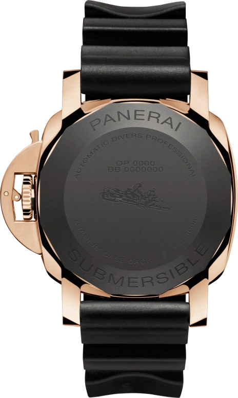 Panerai,Submersible 42mm,42mm,Titanium,Ceramic,Goldtech,Black,Automatic,Date,72hours,PAM01164