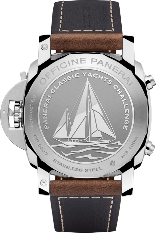 Panerai,Luminor 1950 44mm,44mm,Stainless Steel,White,Automatic,Chronograph,Date,Flyback,Column Wheel,72hours,In-house Caliber,PAM00654