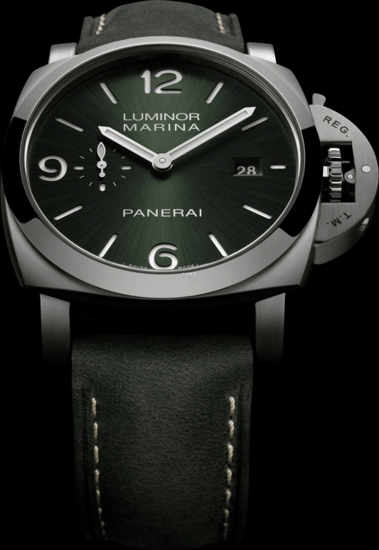 Panerai,Luminor 44mm,44mm,Titanium,Green,Automatic,Day,72hours,PAM03325