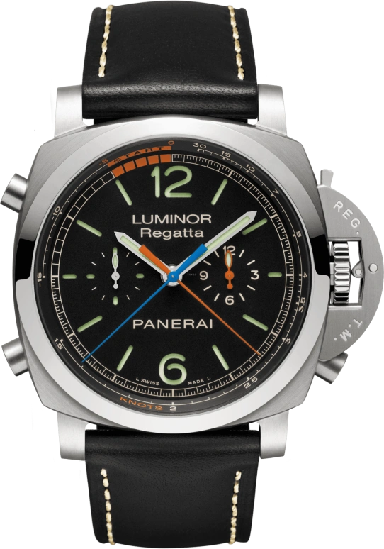 Panerai,Luminor 1950 47mm,47mm,Titanium,Black,Automatic,Chronograph,Flyback,Column Wheel,PAM00526