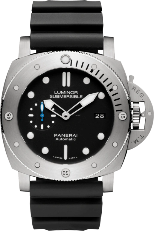 Panerai,Submersible 47mm,47mm,Titanium,Black,Automatic,Date,72hours,PAM01305
