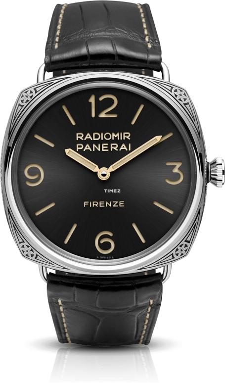 Panerai,Radiomir 47mm,47mm,Stainless Steel,Black,Handwound,Day,72hours,PAM00604