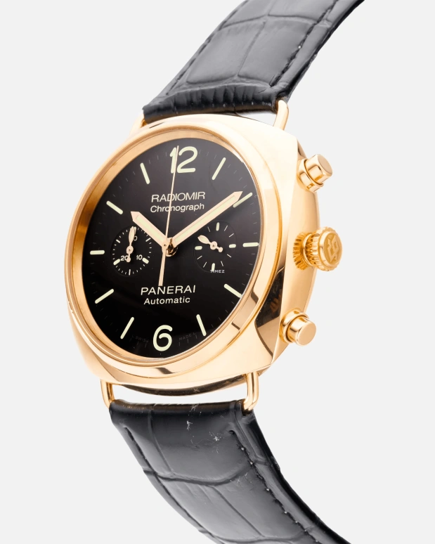 Panerai,Radiomir 42mm,42mm,Pink Gold,Black,Automatic,Chronograph,46hours,PAM00377