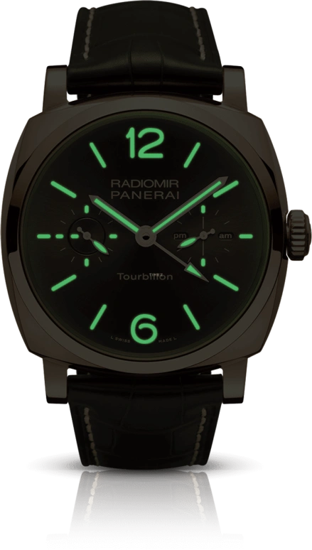 Panerai,Radiomir 1940 48mm,48mm,Red Gold,Brown,Handwound,Power Reserve Indicator,Dule Time,Tourbillon,Day / Night Indication,144hours,In-house Caliber,PAM00558