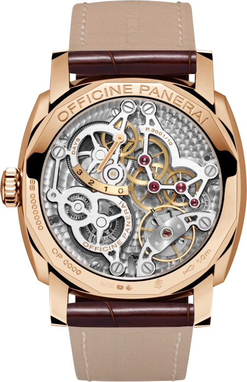 Panerai,Radiomir 1940 42mm,42mm,Red Gold,Brown,Handwound,Day,Power Reserve Indicator,Dule Time,PAM00570