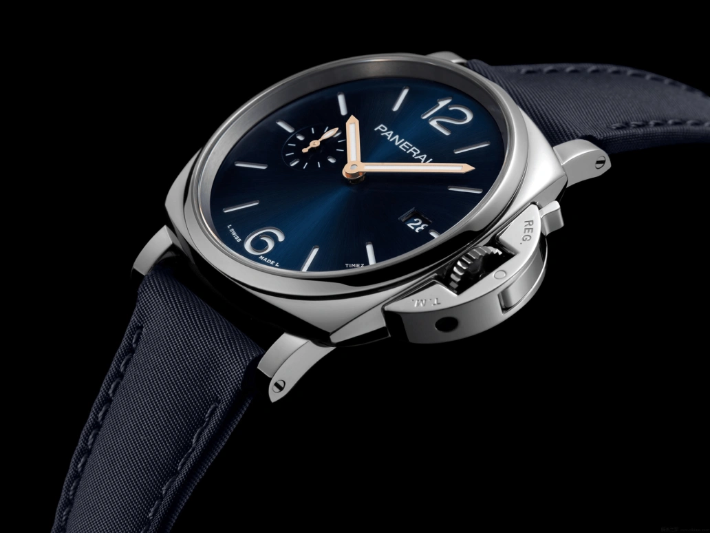 Panerai,Luminor 42mm,42mm,Stainless Steel,Blue,Automatic,Day,72hours,PAM01429