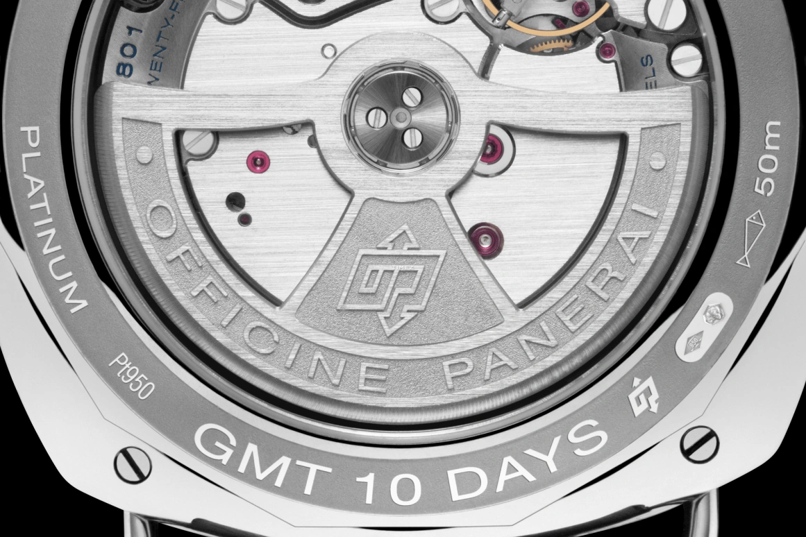 Panerai,Radiomir 46mm,46mm,Platinum,Black,Automatic,Day,Power Reserve Indicator,Dule Time,Day / Night Indication,240hours,In-house Caliber,PAM00495