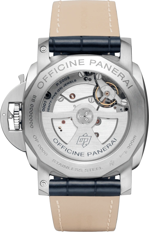 Panerai,Luminor 1950 44mm,44mm,Stainless Steel,Blue,Automatic,Date,Power Reserve Indicator,PAM00986