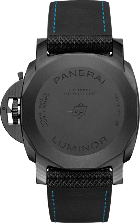 Panerai,Luminor 1950 44mm,44mm,Titanium,Carbon,Carbotech,Black,Automatic,Date,72hours,PAM01661