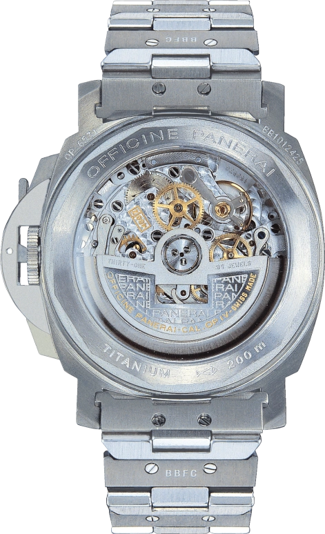 Panerai,Luminor 40mm,40mm,Titanium,Black,Automatic,Chronograph,50hours,PAM00052