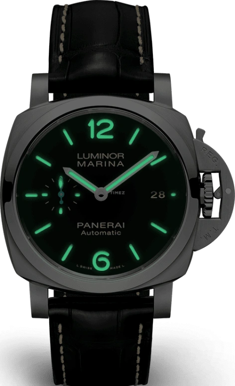 Panerai,Luminor 1950 42mm,42mm,Stainless Steel,Black,Automatic,Date,72hours,PAM01392